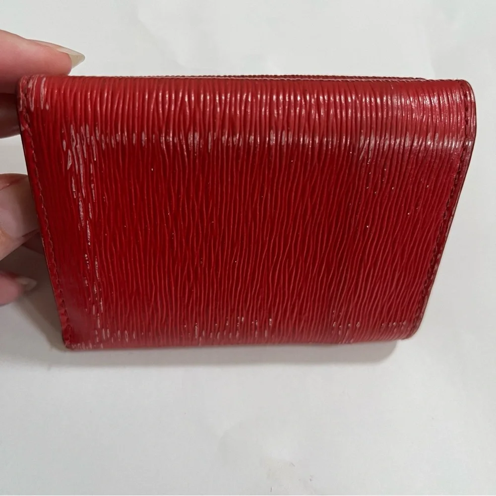 PRADA Compact Wallet Tri-fold Leather Vitello Move Mini